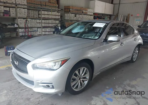 2015 Infiniti Q50 Premium из США, поврежденный, VIN JN1BV7ARXFM391436